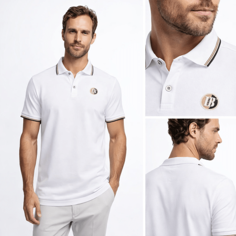 Camisa Masculina Polo Vizencci Ruff