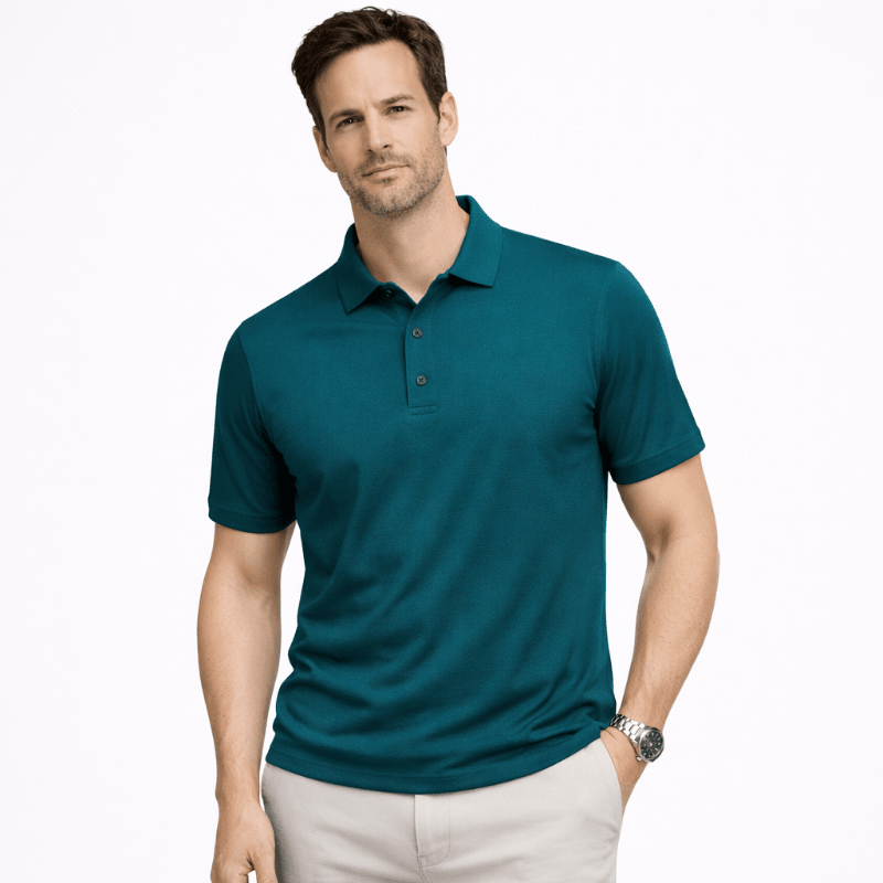 Camisa Polo Masculina Lisa Vizencci Class