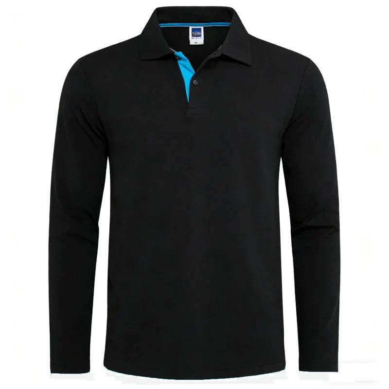 Camisa Polo Masculina Manga Longa Vizencci Long