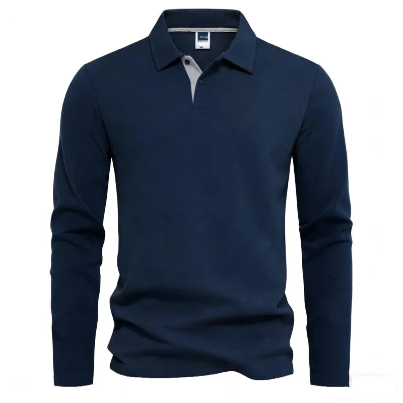 Camisa Polo Masculina Manga Longa Vizencci Long