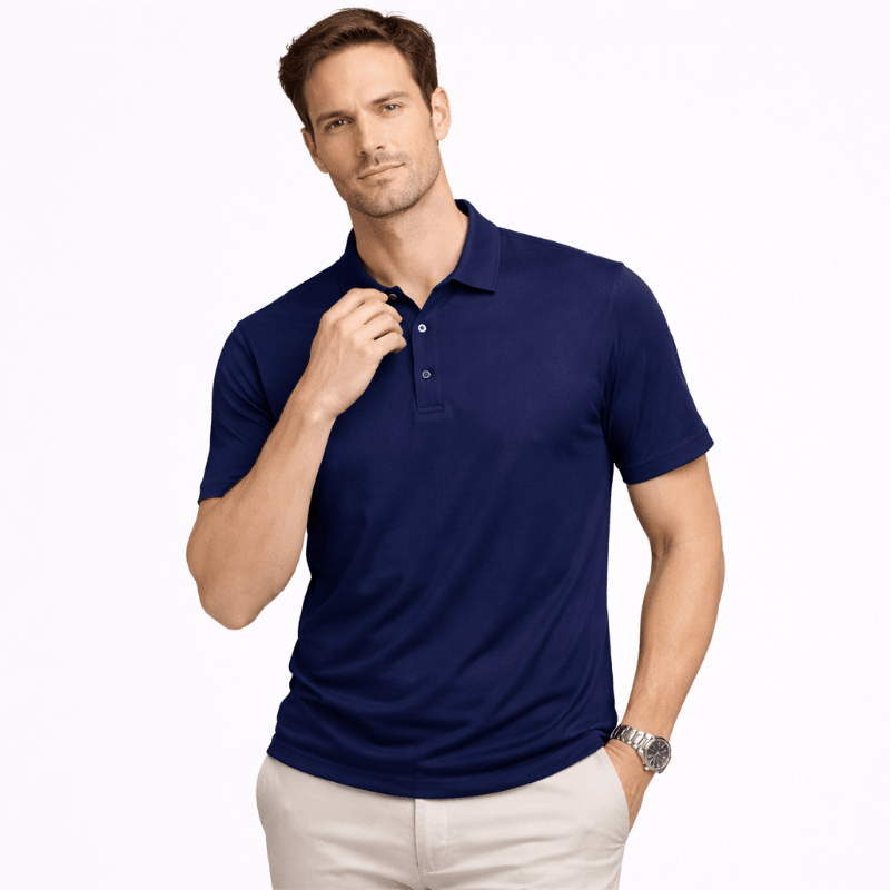 Camisa Polo Masculina Lisa Vizencci Class