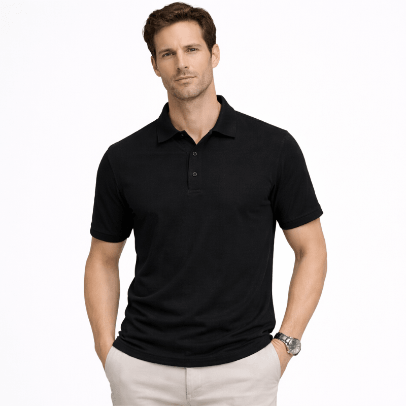 Camisa Polo Masculina Lisa Vizencci Class